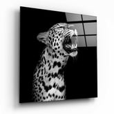Leopard Glass Wall Art.